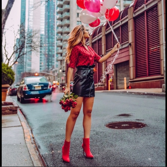 Steve Madden Century/Cento Red Sock Bootie - Picture 6 of 6